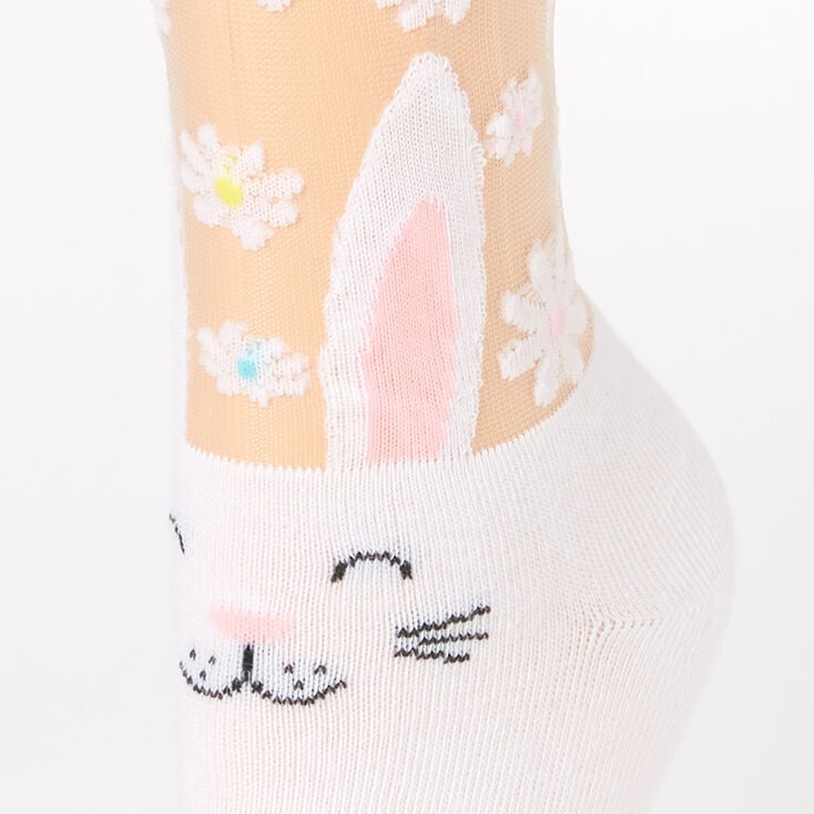Easter Bunny Floral Crew Socks,