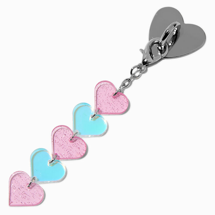Pastel Hearts Sticker Tumbler Charm,
