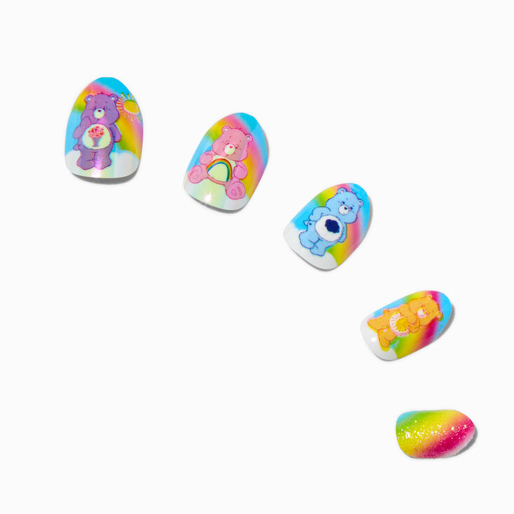 Care Bears&trade; Claire&#39;s Exclusive Stiletto Press On Faux Nail Set - 20 Pack,