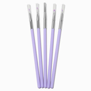 Purple Nail Art Brush Set - 5 Pack,
