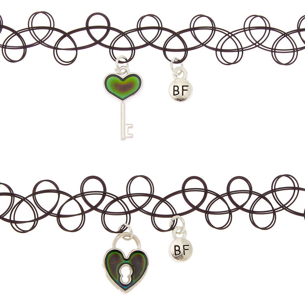 Claire's mood necklace hotsell key