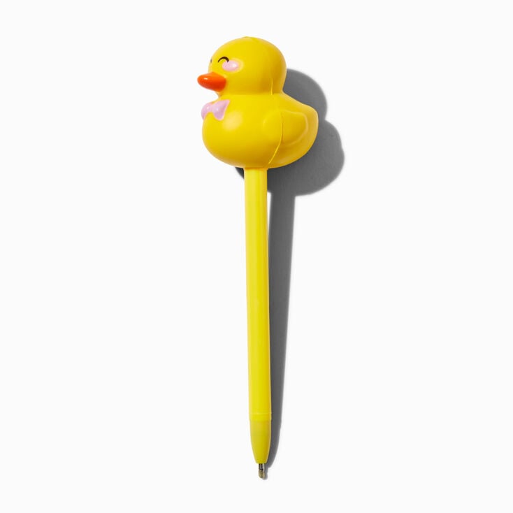 Yellow Duck Squish Pen,