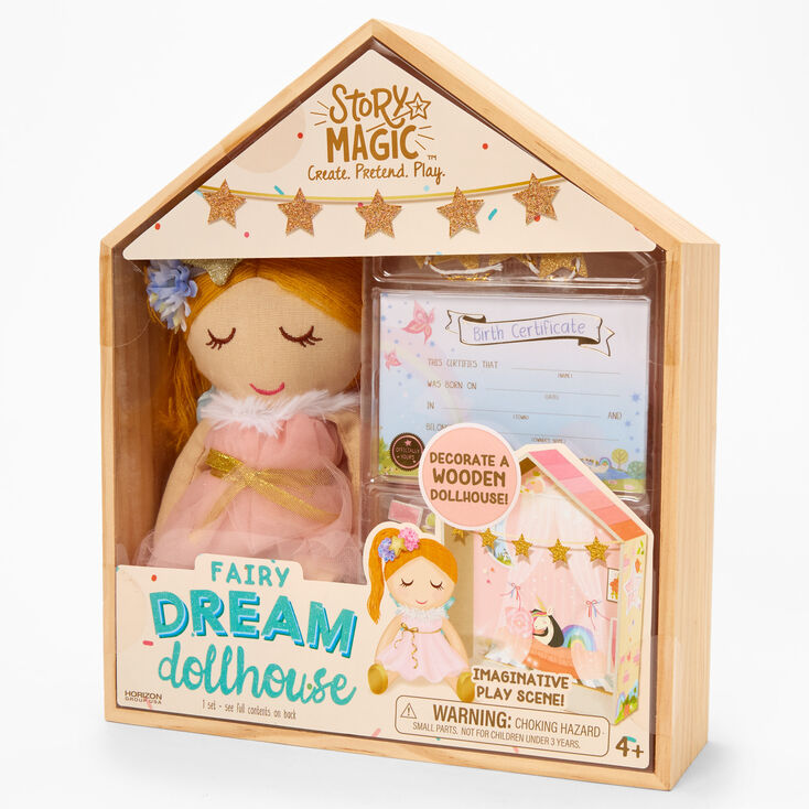 Story Magic&trade; Fairy Dream Wooden Dollhouse,