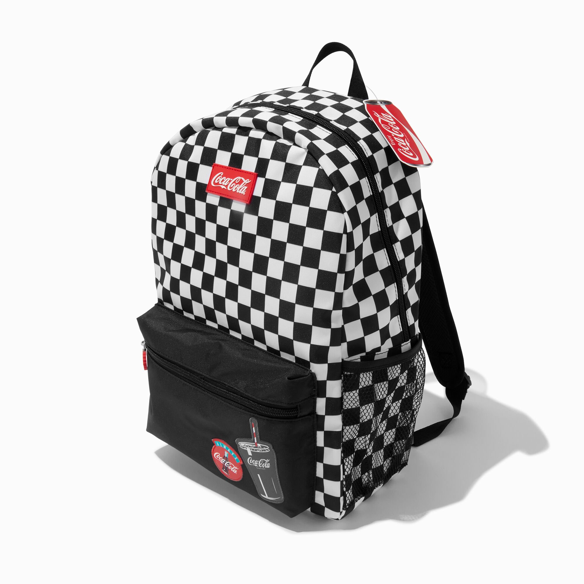 View Claires CocaCola Checkered Backpack information