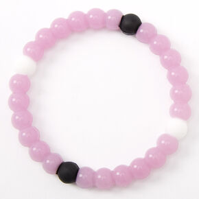Blue UV Inspire Fortune Stretch Bracelet,