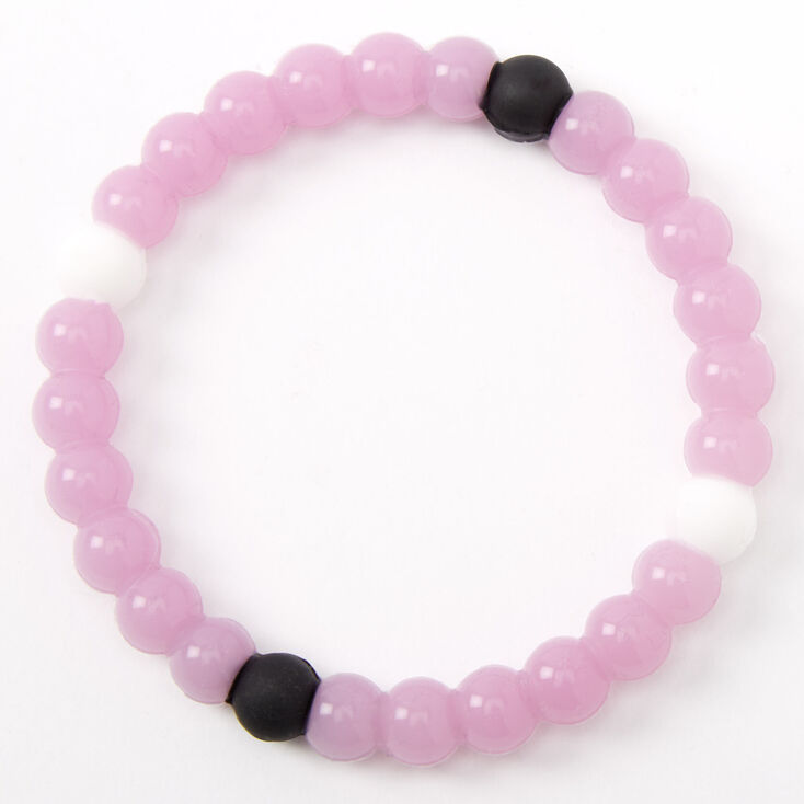 Blue UV Inspire Fortune Stretch Bracelet,