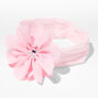 Claire&#39;s Club Chiffon Flower Headwrap - Pink,