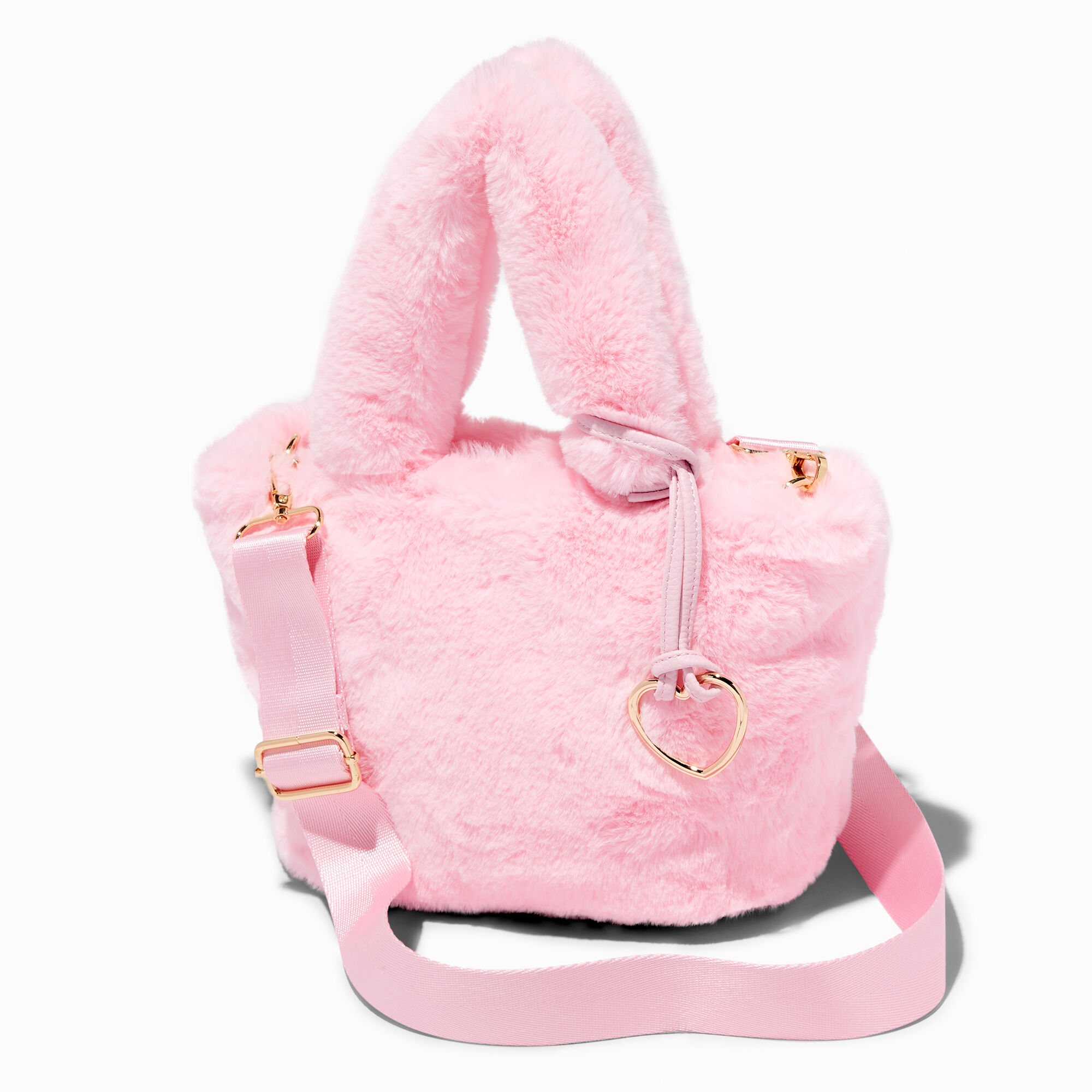 Pink fur online chanel bag