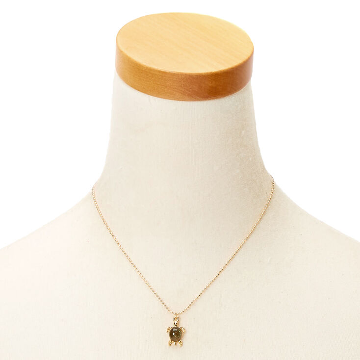 Mood Turtle Pendant Necklace,