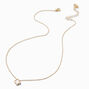 White Clover Gold-tone Pendant Necklace,