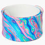 Rainbow Swirl Slap Bracelet,