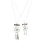 2 Pack Big Sis Lil Sis Dreamcatcher Necklaces,