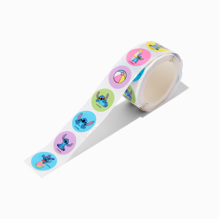 Disney Stitch Claire&#39;s Exclusive Summer Sticker Roll - 300 Pack,