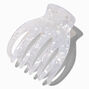 White Yoga Hair Claw,