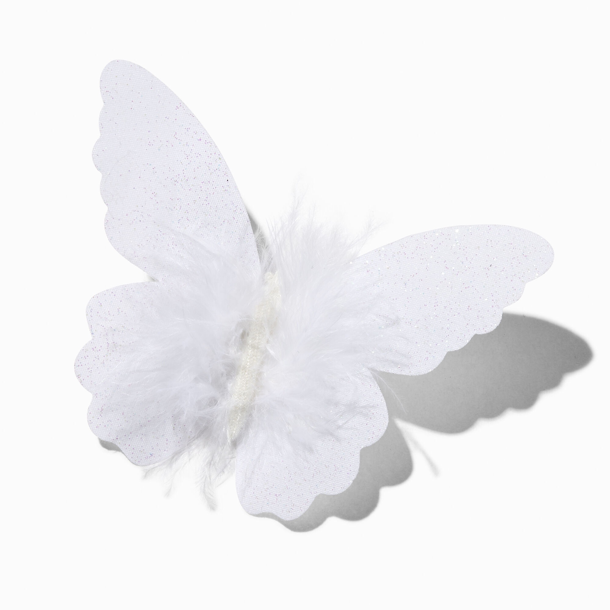 View Claires Butterfly Hair Clip White information