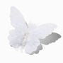 Barrette papillon blanche,