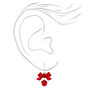 Christmas Silver 1&#39;&#39; Snowflake Drop Earrings - 3 Pack,