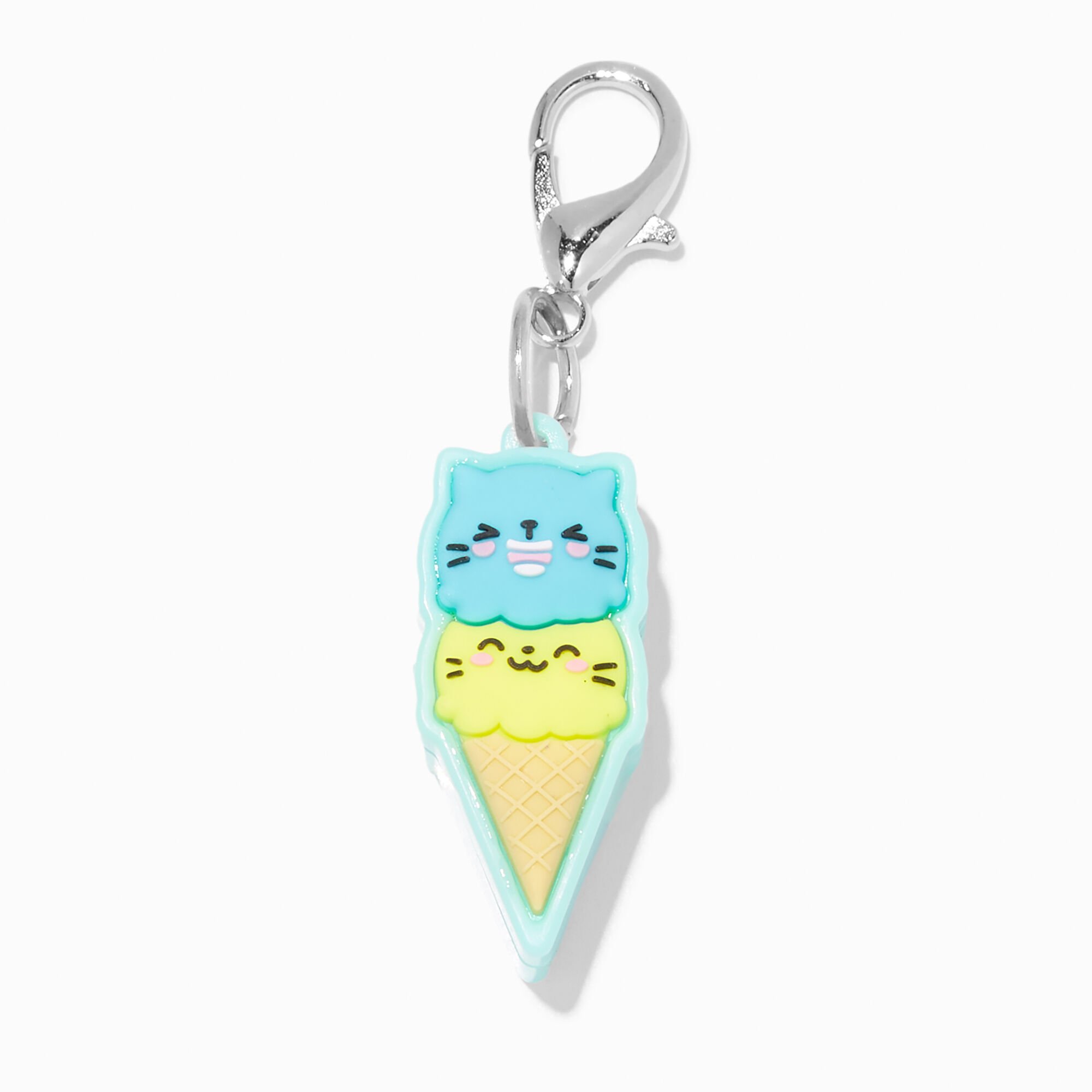 Pucker Pals Kitty Ice Cream Lip Gloss Charm,