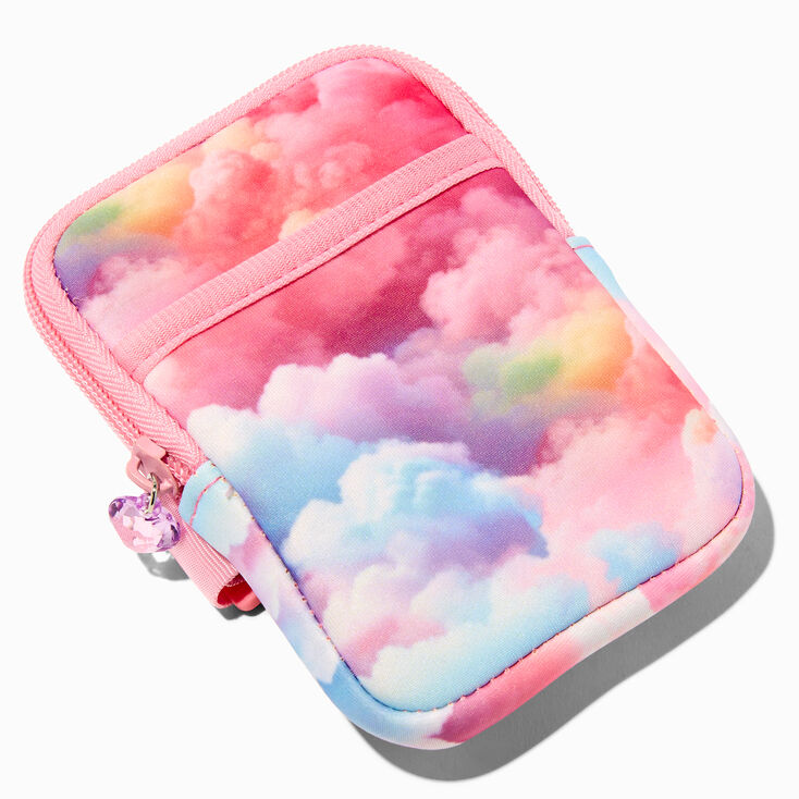 Pink Clouds Water Bottle Pouch,