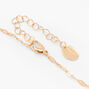 Gold Sun Tarot Rectangle Pendant Necklace,