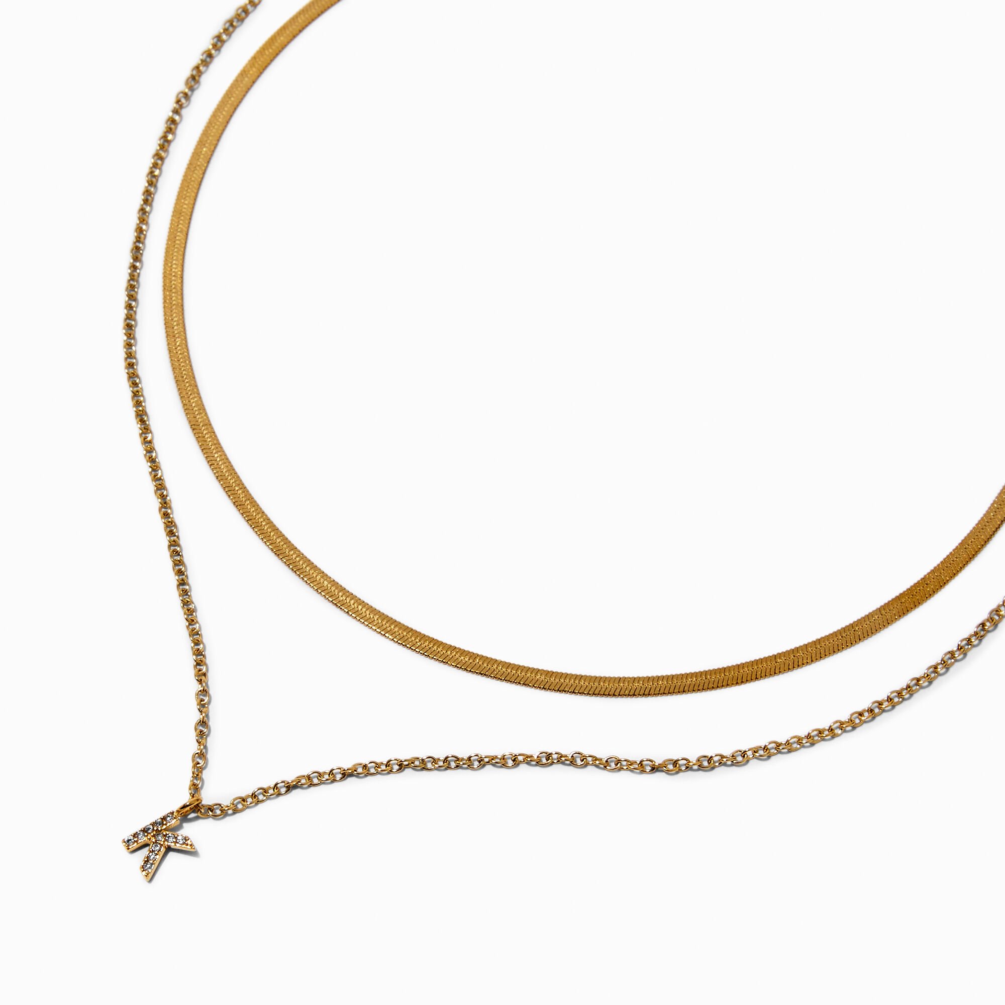Cubic zirconia discount initial pendant