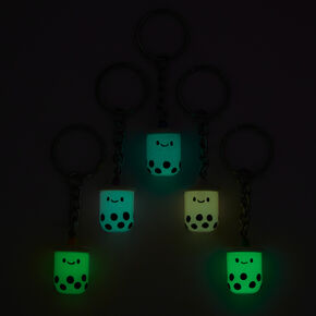 Boba Tea Best Friends Glow In The Dark Keychains - 5 Pack,