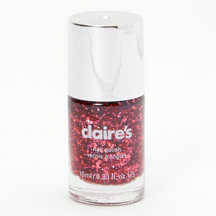 Vernis &agrave; ongles paillet&eacute; - Rose confettis,