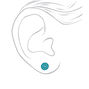 Mixed Metal Island Love Stud Earrings - 6 Pack,