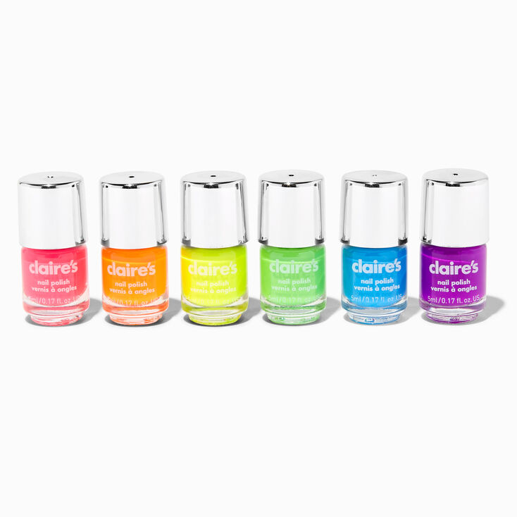 Rainbow Mini Vegan Nail Polish - 6 Pack,