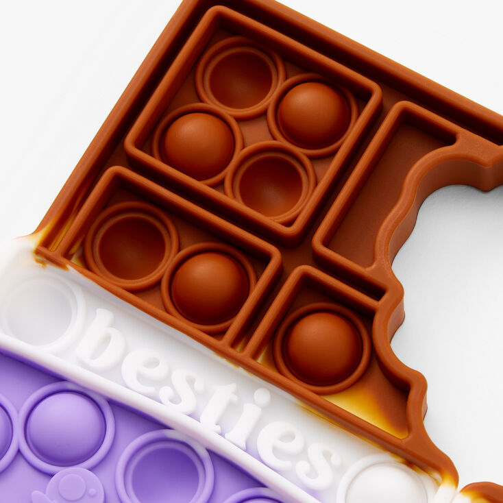 Besties Popping Collection Chocolate Bar Scented Popper Fidget Toy - 2 Pack,