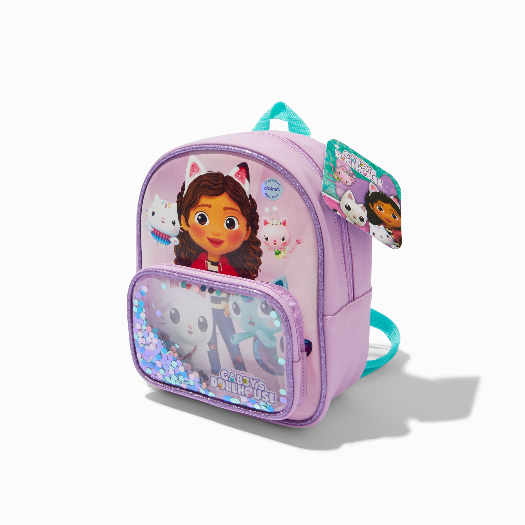 View Gabbys Dollhouse Claires Exclusive Mini Backpack information