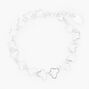 Silver Butterfly Outline Chain Bracelet,