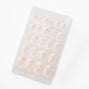 French Tip Stilleto Press On Vegan Faux Nail Set - 24 Pack,
