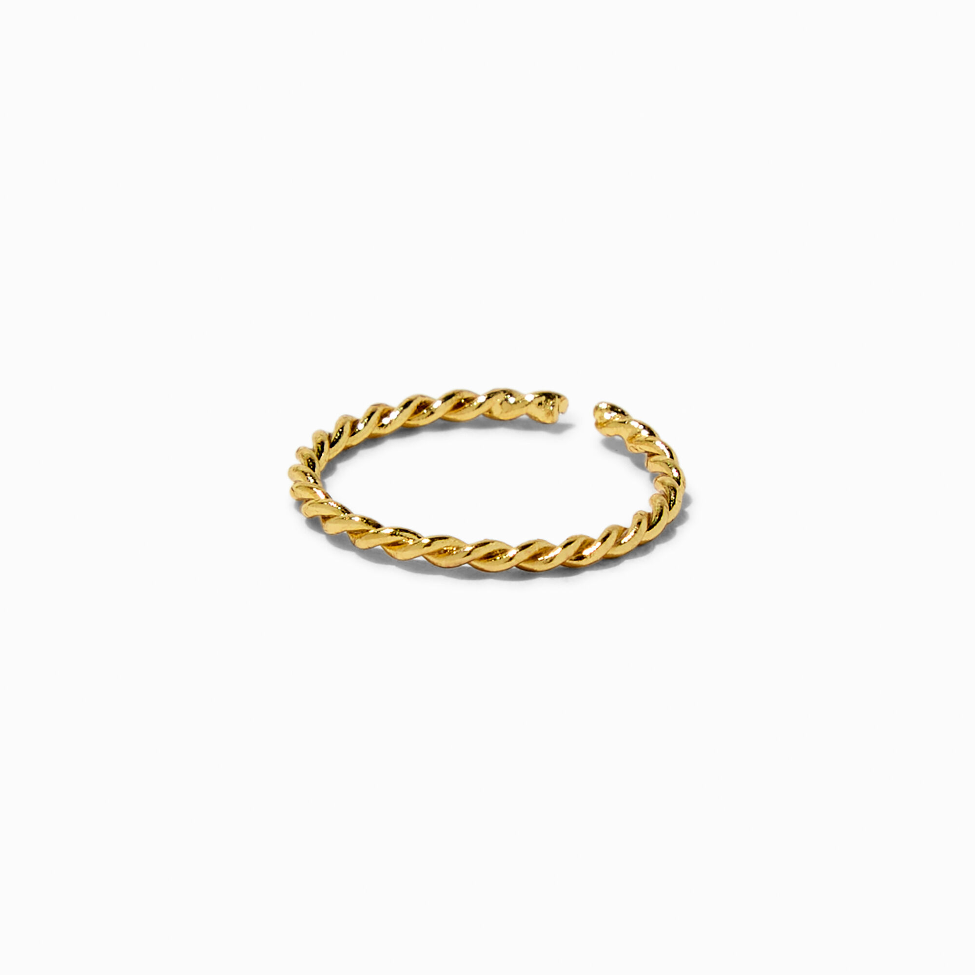 View C Luxe By Claires 18K Gold Plated Twisted Toe Ring Yellow information