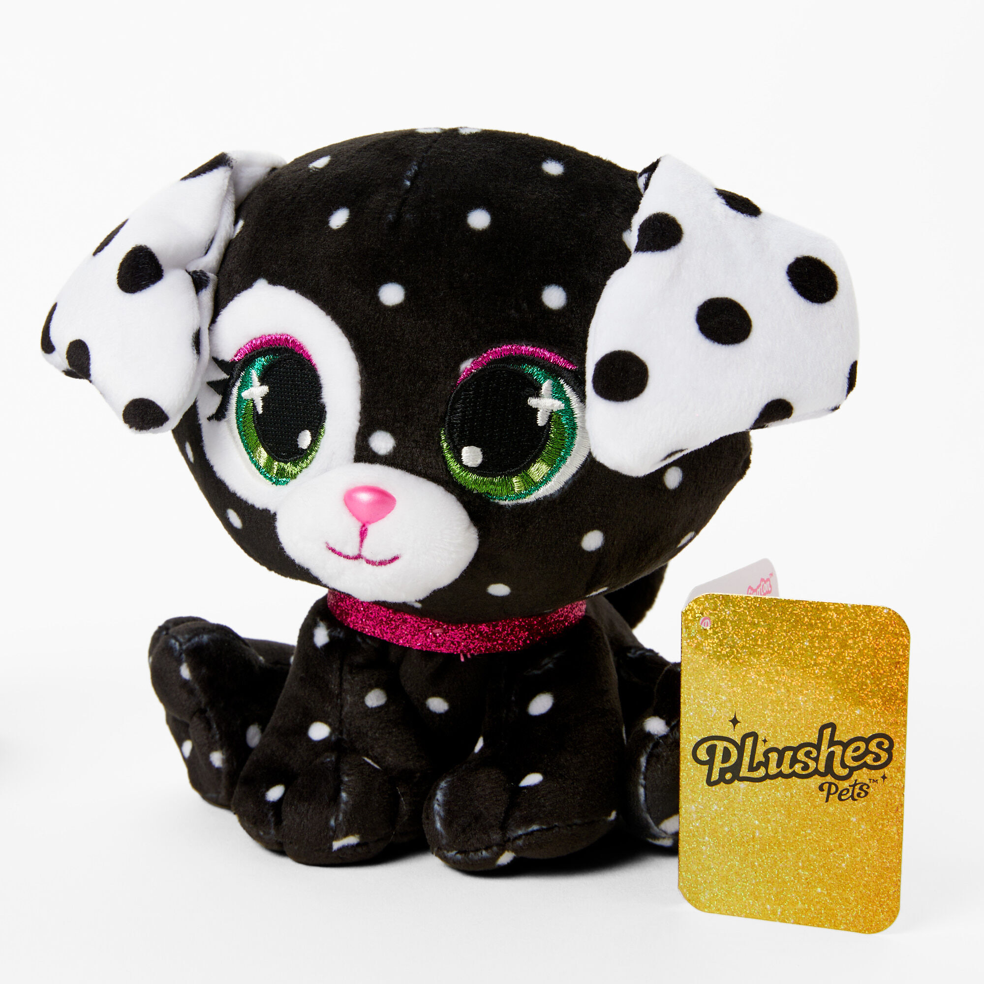 Claire's Jouet en peluche Dottie Woofington P.Lushes Pets™ - Noir