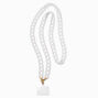 Beaded Pearl Crossbody Phone Strap,