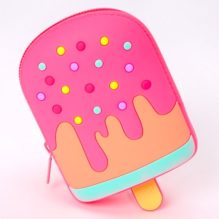 Popsicle Jelly Coin Purse - Pink,