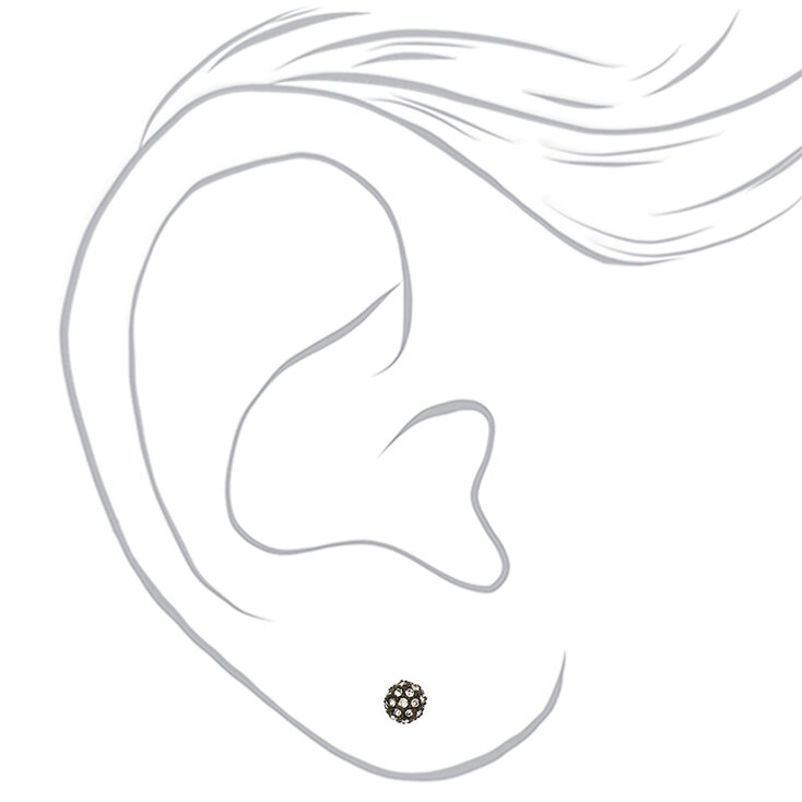 Pearl Jewellery Set - Black, 3 Pack,