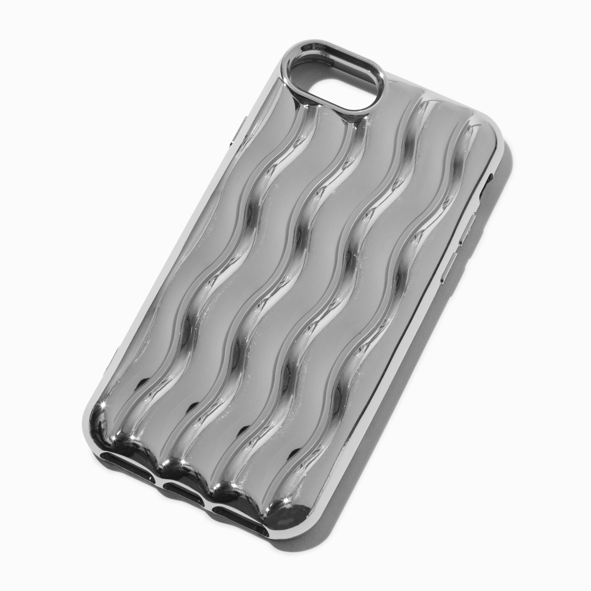 View Claires Waves Phone Case Fits Iphone 678se Silver information
