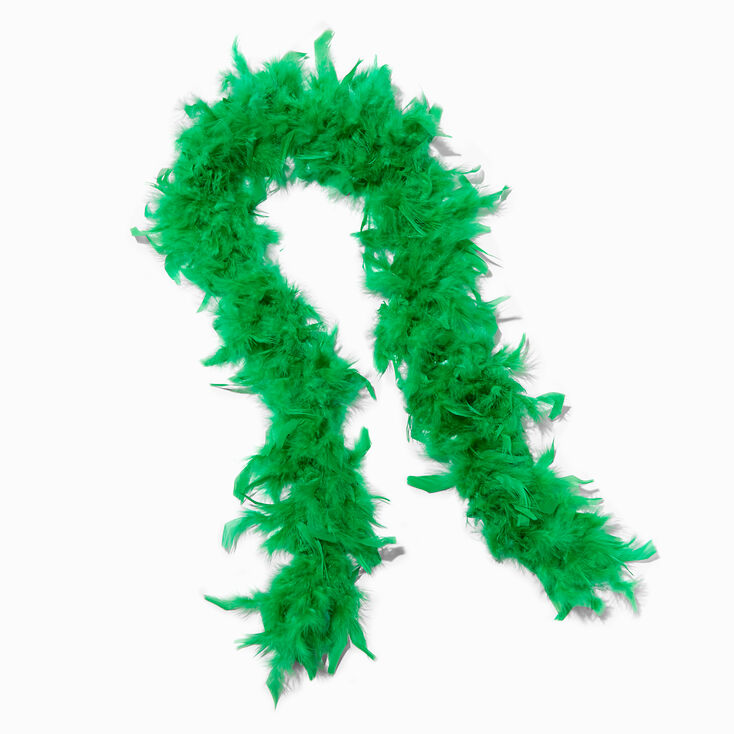 St. Patrick&#39;s Day Green Feather Boa,