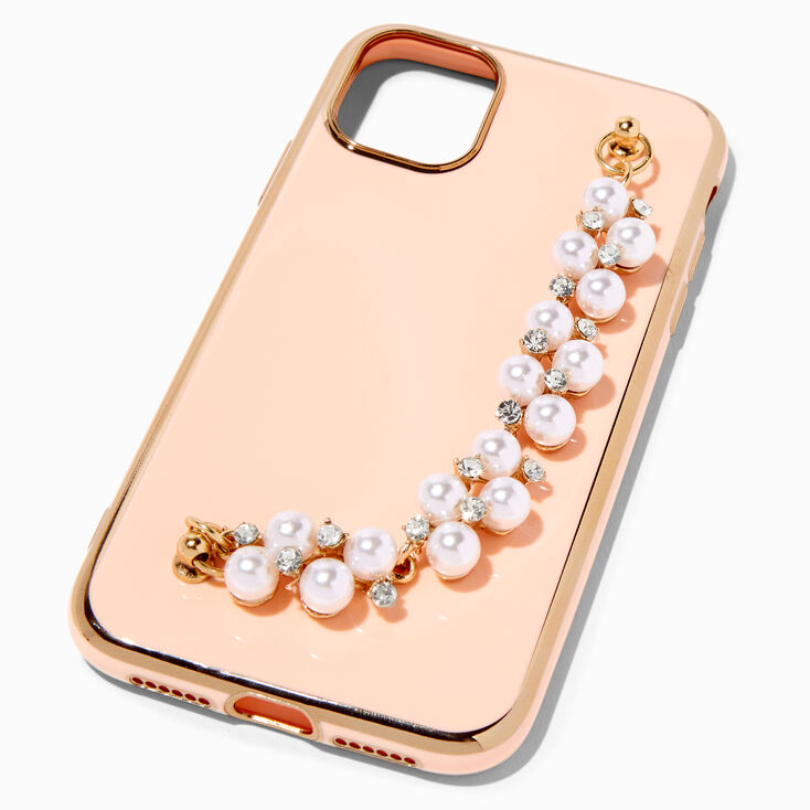 Pearl &amp; Crystal Strap Phone Case - Fits iPhone&reg; 11,