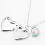 Claire&#39;s Club Mint Unicorn Glitter Locket Necklace,