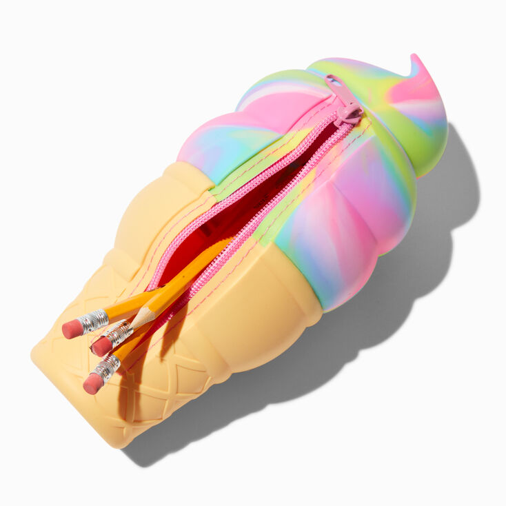 Bling Ice Cream Cone Pencil Case,