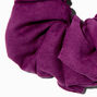 Purple Orchid Faux Suede Giant Hair Scrunchie,