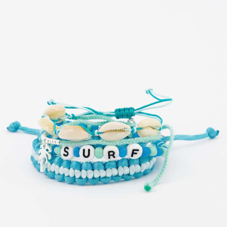 Chouchou et bracelets sport Sky Brown&trade; - Turquoise, lot de 5,