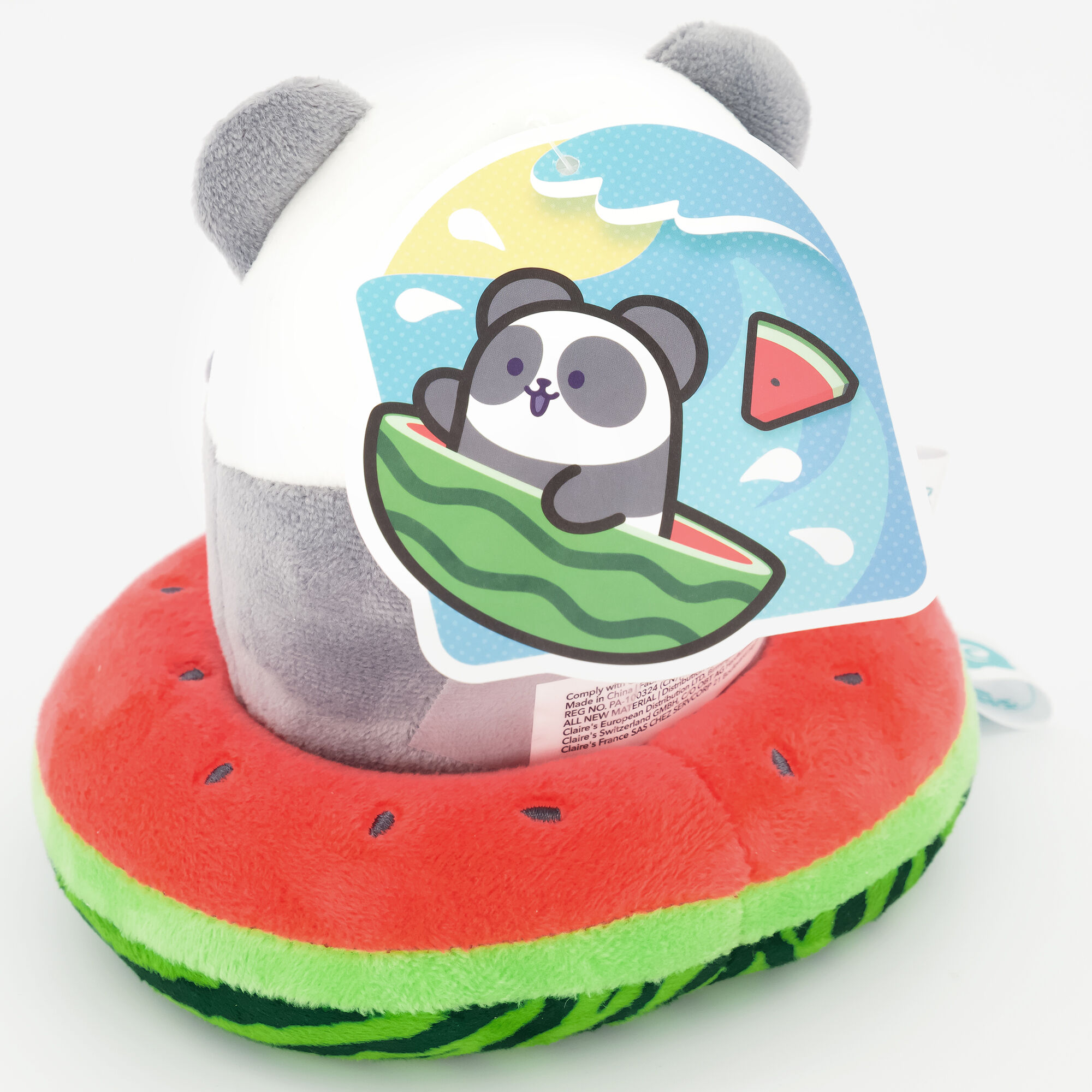 Anirollz Panda Watermelon Floatie Soft Toy