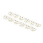 Sterling Silver Earring Back Replacements - 12 Pack,