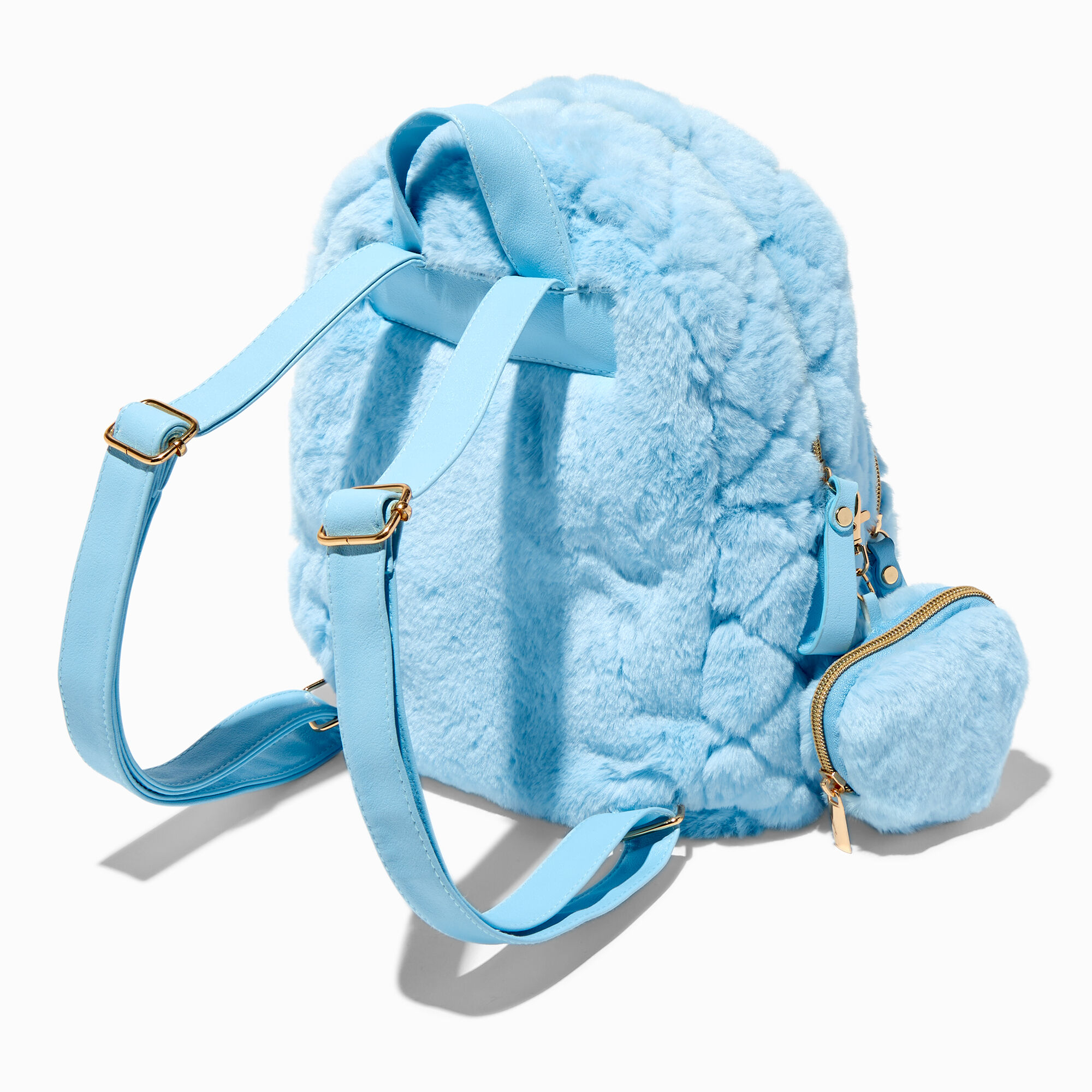 Blue top mini backpack