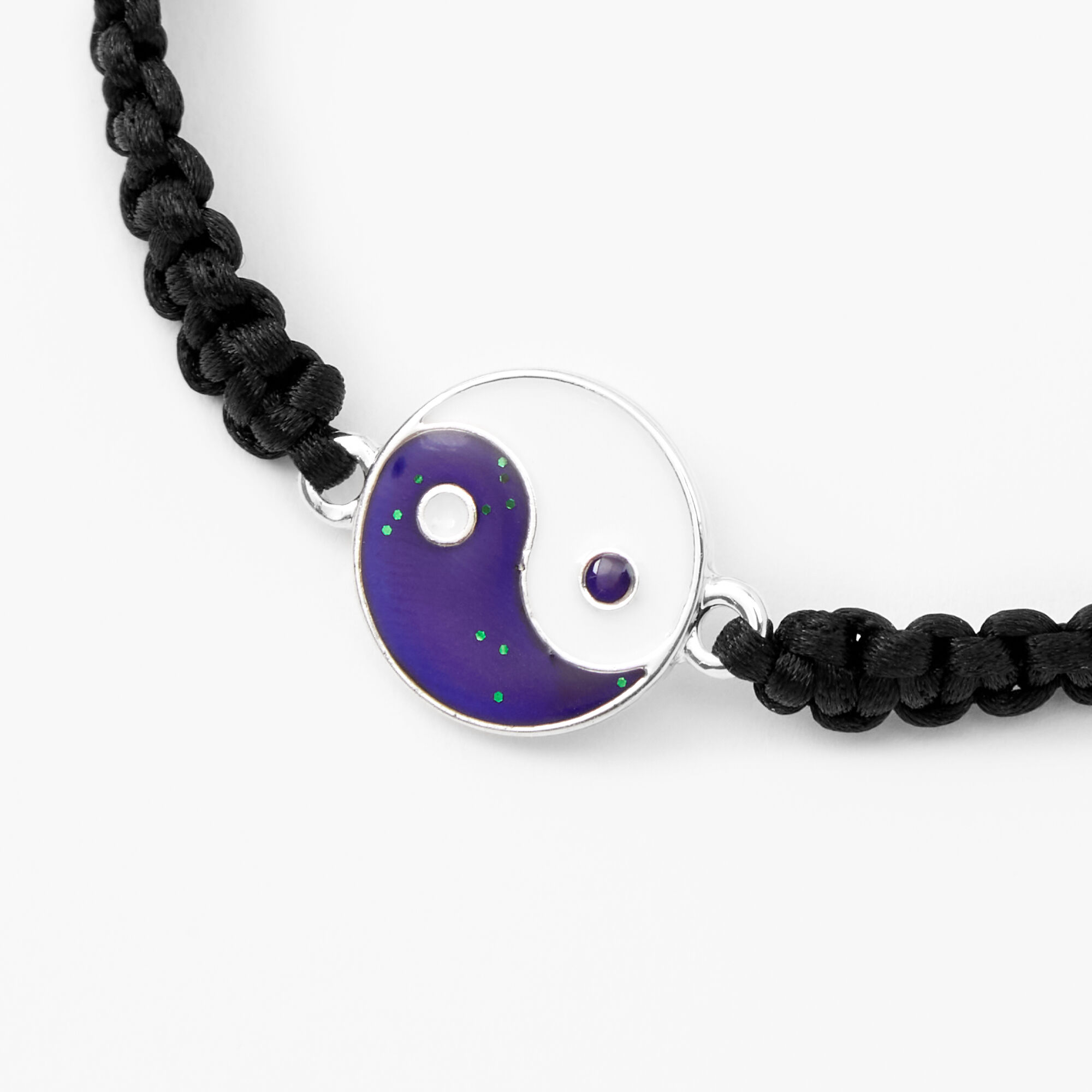 Yin Yang Mood Bracelet Black Claire s US