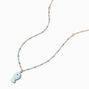 Blue Fish Pendant Necklace,